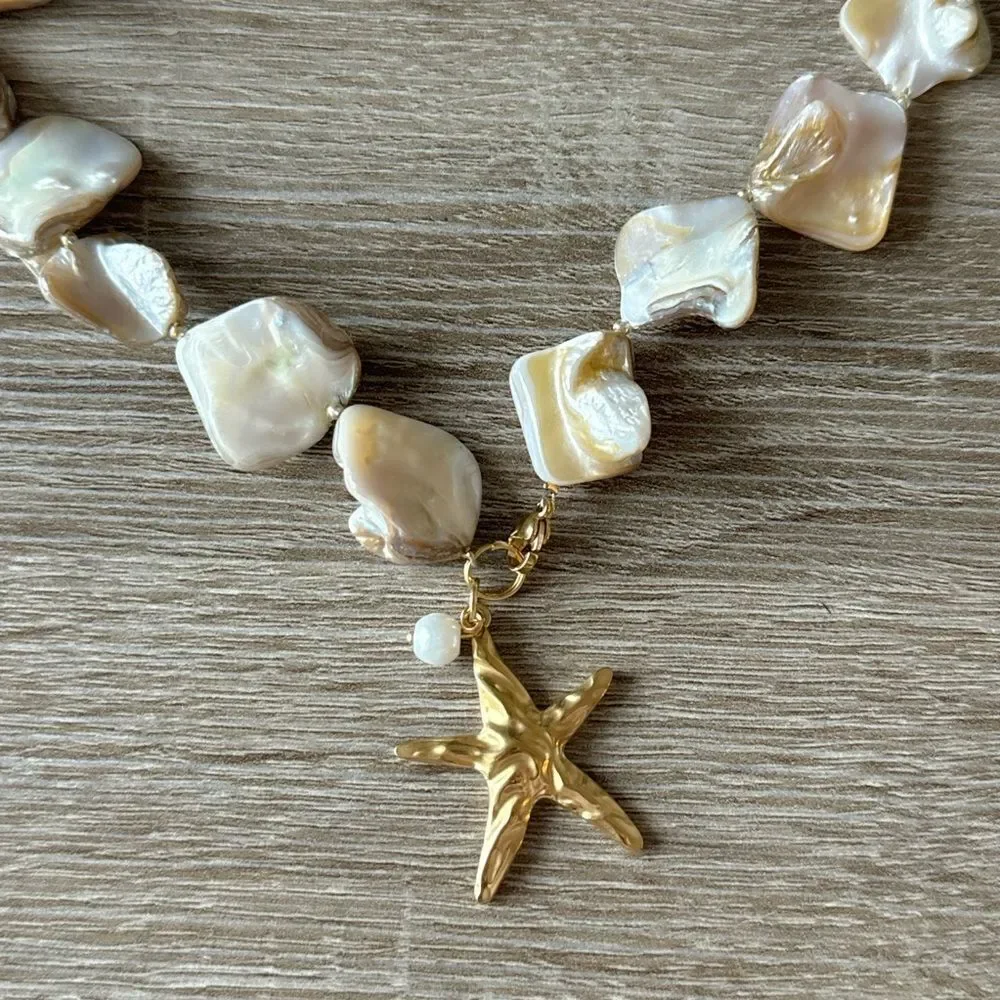 Starfish necklace N722